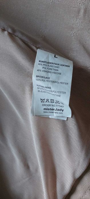 Kurtka damska skórzana z koronką