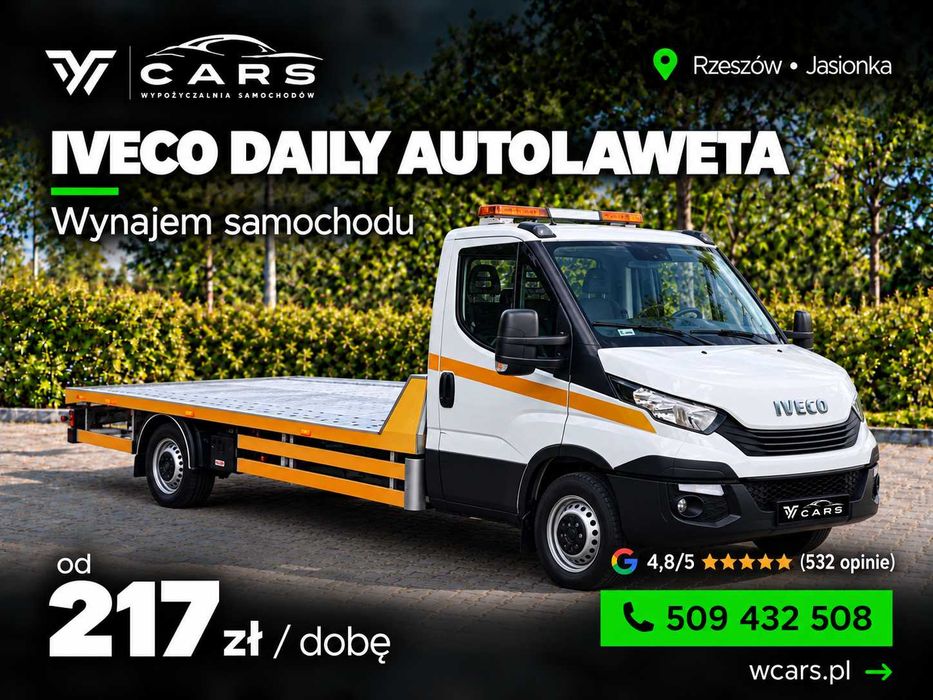 Iveco 3.0 – wynajem autolawety | 1180 kg | Rzeszów