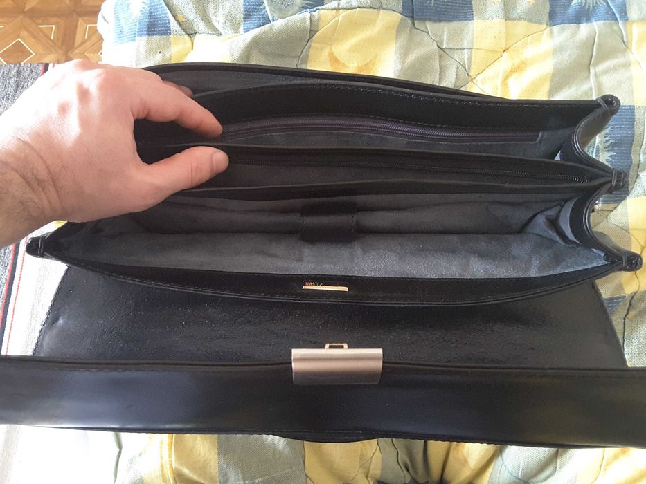 Портфель кожаный мужской Karya новый