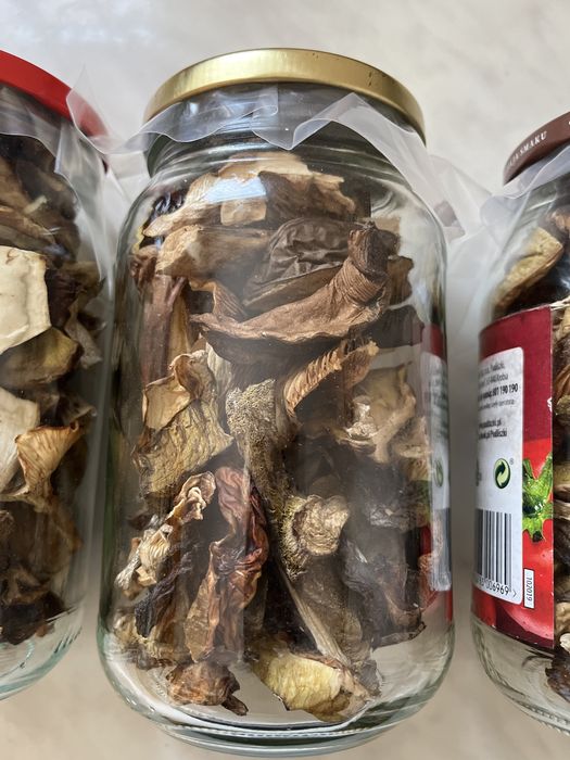 Grzyby suszone - jeden zostal