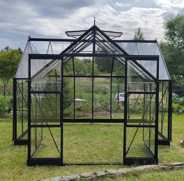 szklarnia ogrodowa garden room, montaż
