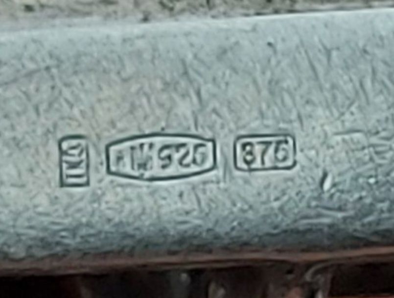 Дешево масивний браслет срібло та золоті пластини супер на подарунок