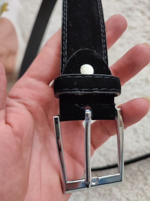 Ремінь шкіра-замша