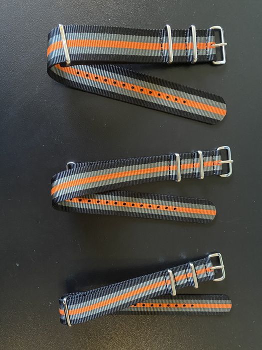 Braceletes Natos Novas às riscas 18 e 24mm