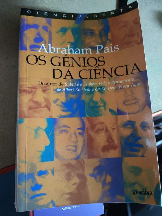 Livro Os gênios da ciência de Abraham Pais