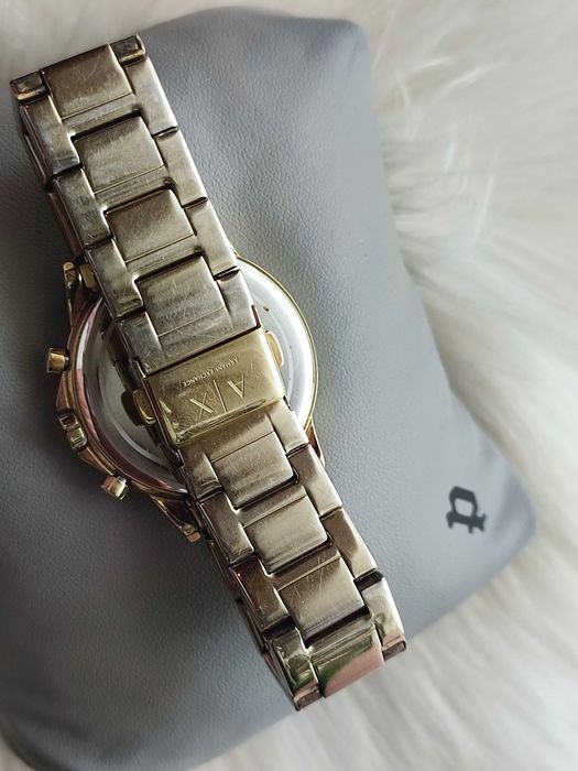 Relógio Armani Exchange AX Dourado – Original