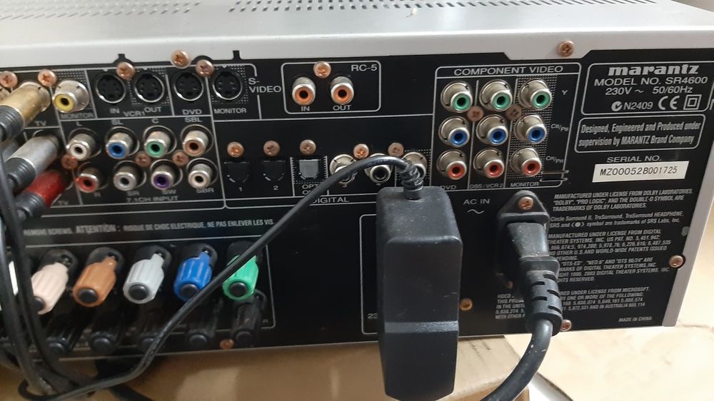 Receptor Surround Marantz SR4600 AV e Leitor de DVD