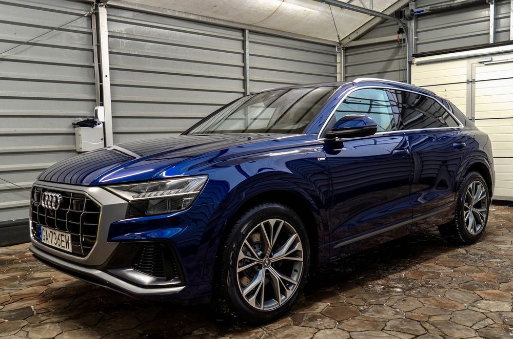 Q8 S-Line + Pełna Opcja I Salon Polska i Gwarancja mobil Audi 02.2028