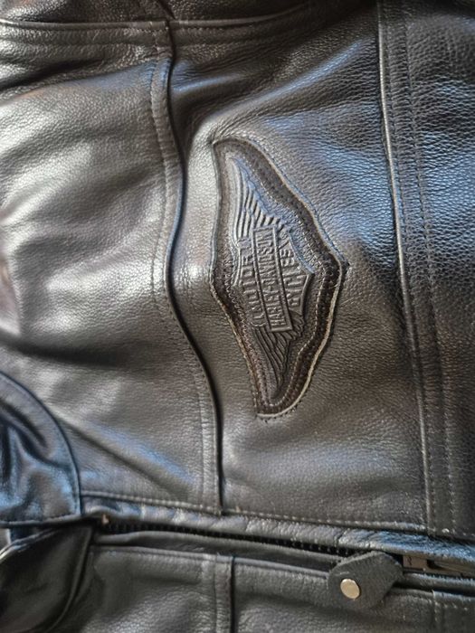Casaco pele Harley Davidson tamanho L