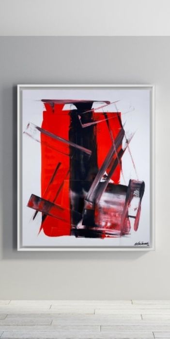 Parscha Mirghawameddin - pintura a acrílico sobre tela