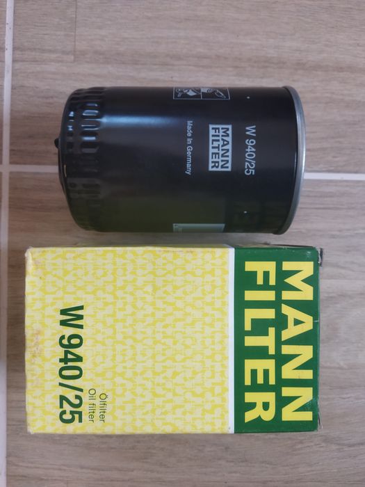 Фильтр масляный MANN Golf 2, Джетта, пассат б2, Ауди 80