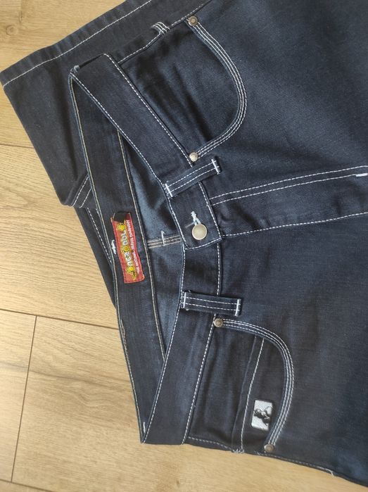 Granatowe Jeansy one2pablo L