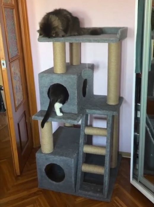 Ігровий комплекс для котів Будинок Когтеточка Домик для кота Виробники