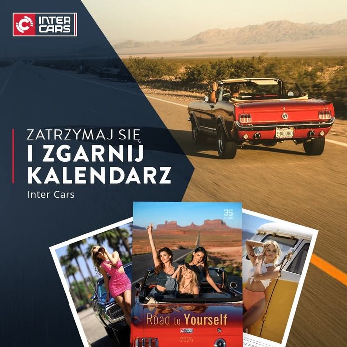 Kalendarz ścienny Inter Cars na 2025 rok