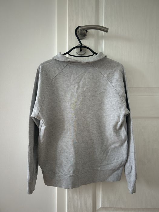 Bawelniana bluza polo na zamek