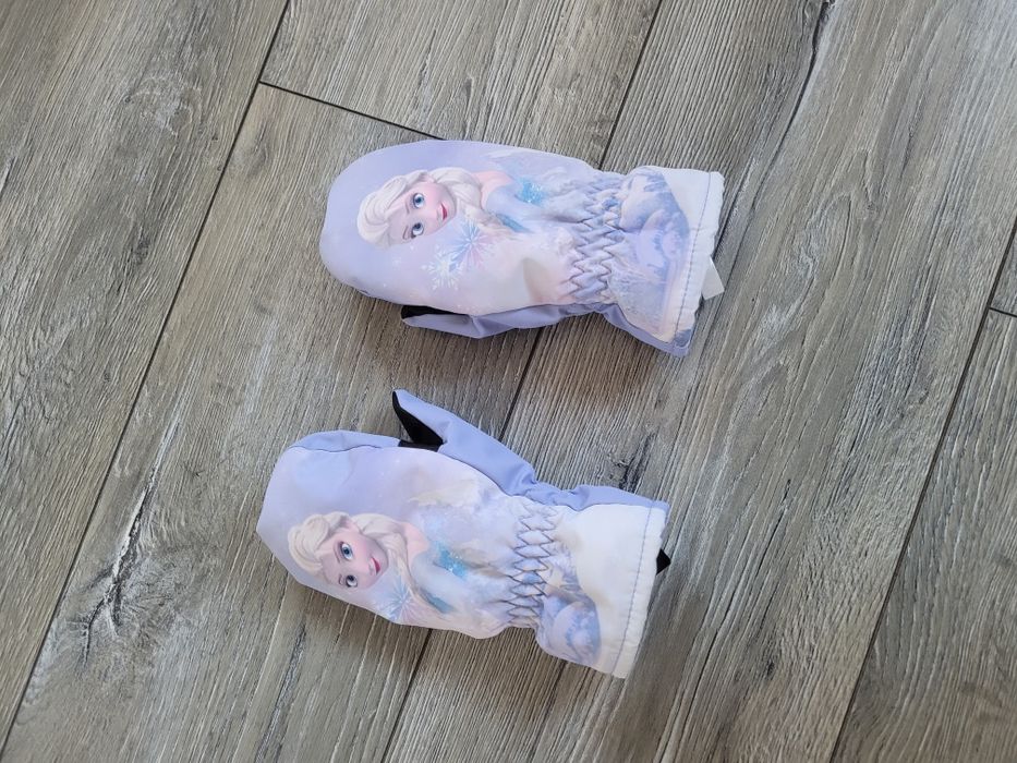 Rękawice zimowe rękawiczki grube Frozen H&M Kraina Lodu