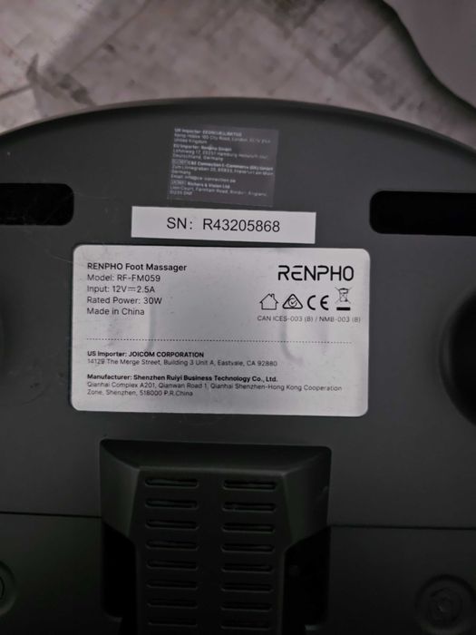 Masazer Shiatsu RENPHO RF-FM059