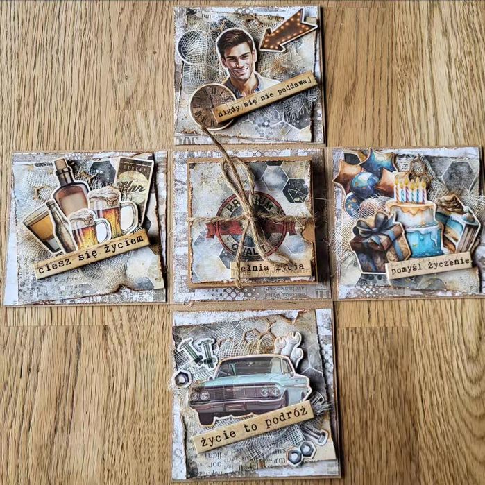 Exploding box urodzinowy dla mężczyzny