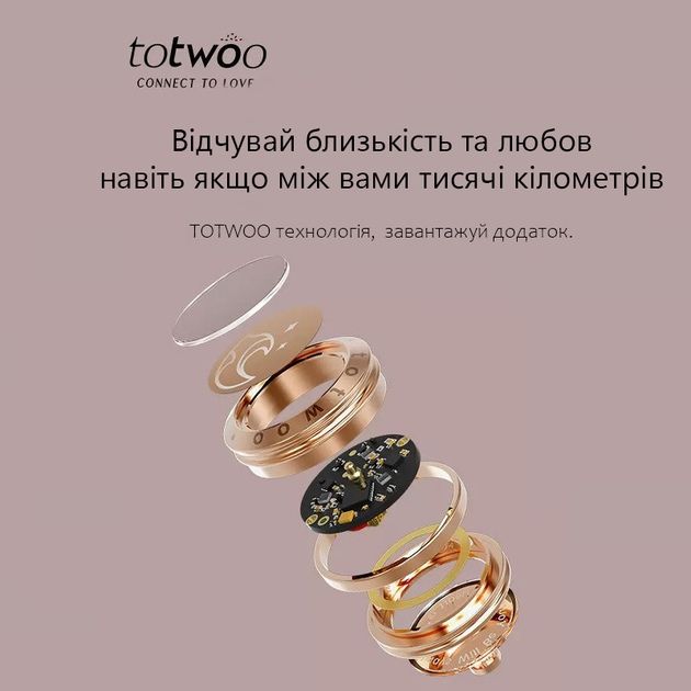 Парні розумні браслети Totwoo з функцією "Зв'язок на відстані"