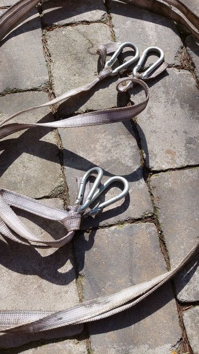 Szelki z klamrami do podnośnika żurawia warsztatowego pasy udźwig 1t