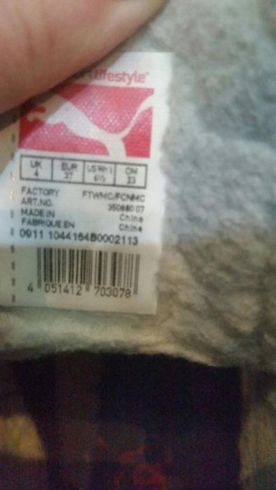 Trampki puma z futerkiem