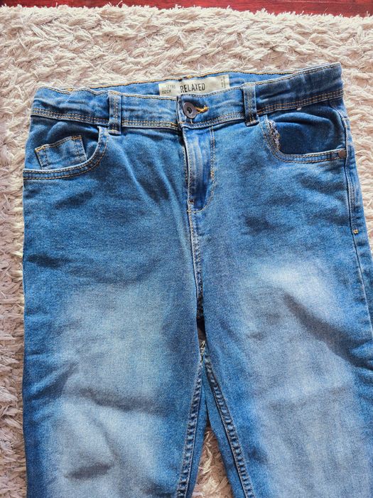 2 pares de calças de ganga 11-12 anos 152 cm