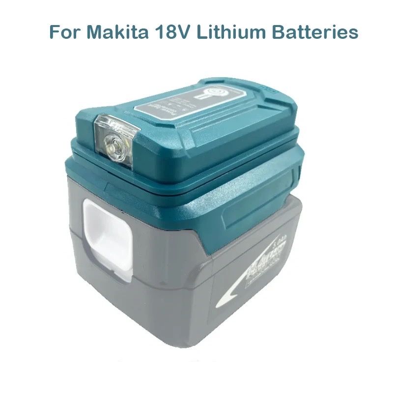 MAKITA USB adapter lampa 2usb powerbank latarka ładowarka makita 14v ...