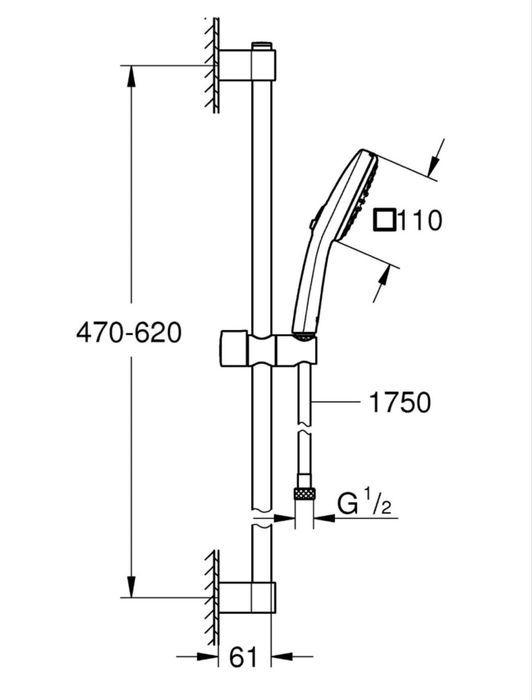 Grohe Tempesta Cube 110