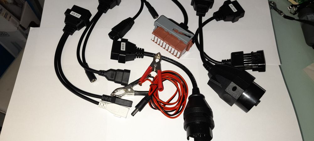 Cabos Adaptadores obd obd2 Audi 2+2 Mercedes bmw Fiat Opel Alimentação