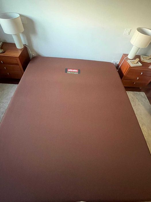 Sommier de madeira PIKOLIN KING BOX 3D cerejeira 160x200cm