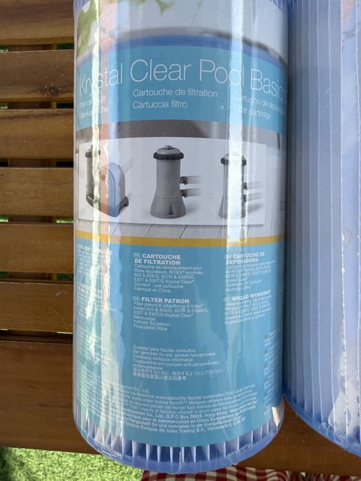 4 filtros piscina intex novos tipo A