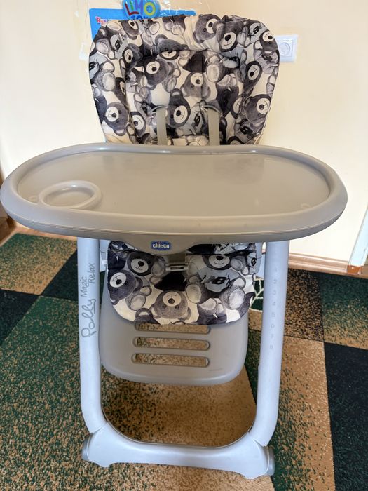 Крісло для годування Chicco Polly + коляска в подарунок дві