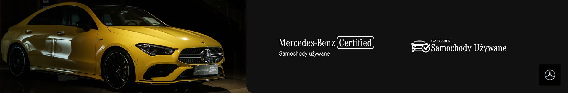 Samochody Używane - Mercedes-Benz Garcarek ASO, Mercedes-Benz Cars, AMG, Vans, Trucks top banner