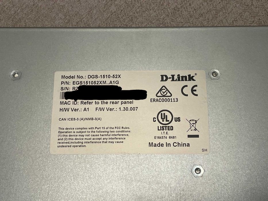 Switch Zarządzalny D-Link DGS-1510-52X | 48x 1Gbps, 4x 10G SFP+