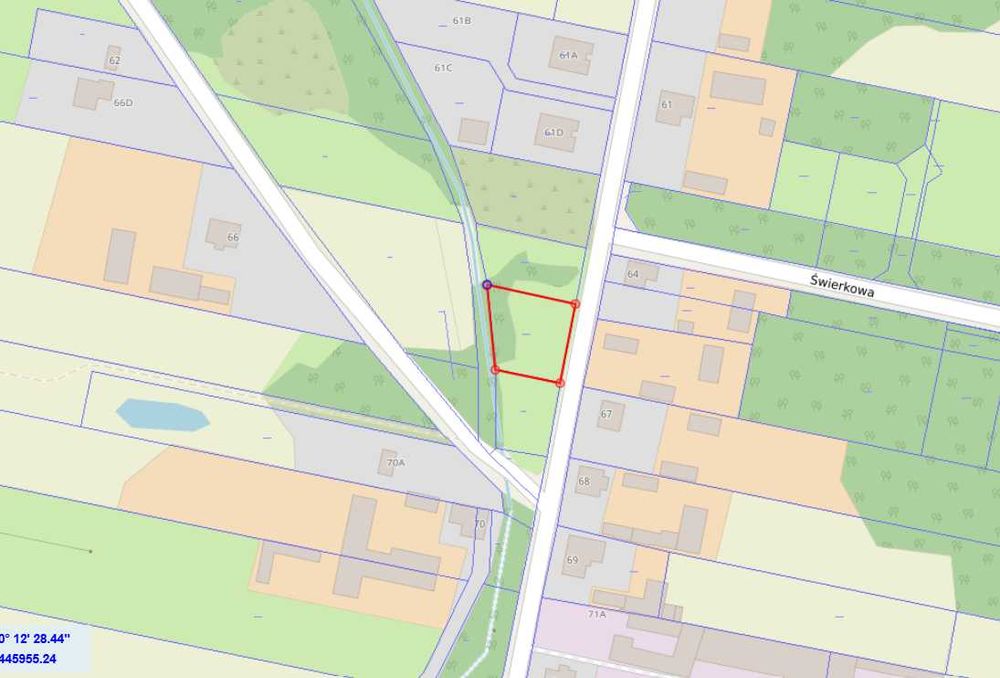 Sprzedam działkę Juliopol gm. Młodzieszyn 915 m2