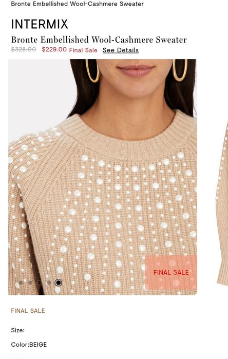 Свитер Intermix оригинал