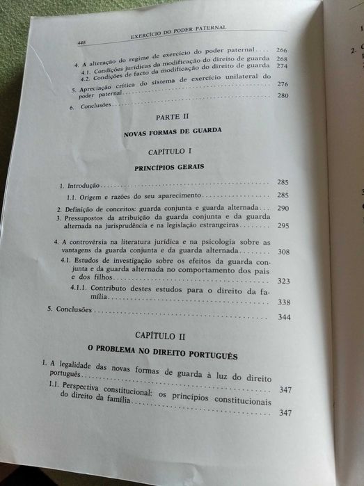 "Exercício do Poder Paternal..."