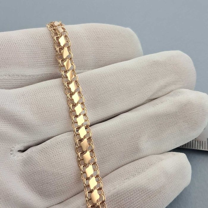 Золотой браслет 5,77 грамм 17 см Золотий браслет Золото 585 проба