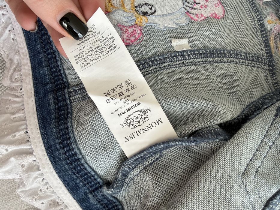 Джинсова куртка бренду Monnalisa