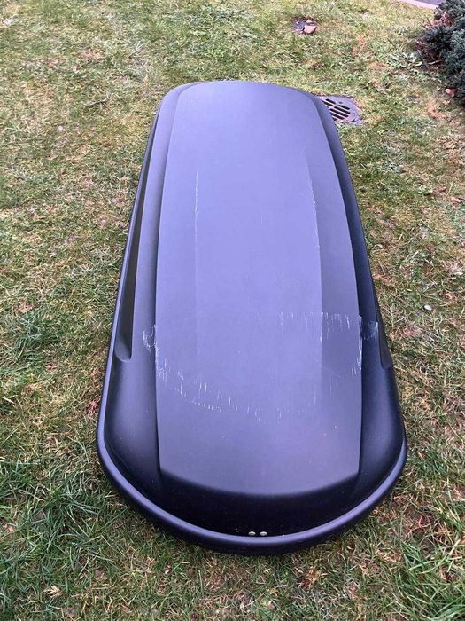 Box kufer bagażnik dachowy Norauto Bermude 300, czarny matowy, 385L