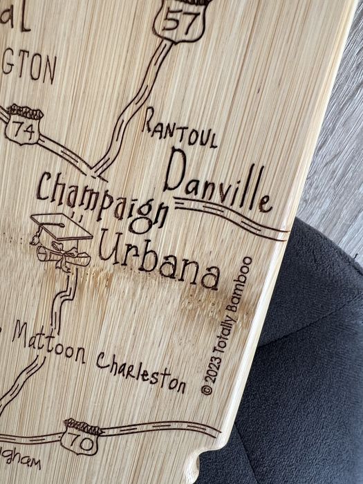 Deska Illinois USA bambusowa