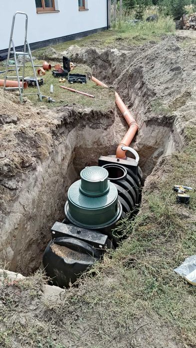 Przyłącza wod.kan., Szamba,Oczyszczalnie, Roboty Ziemne, Minikoparka