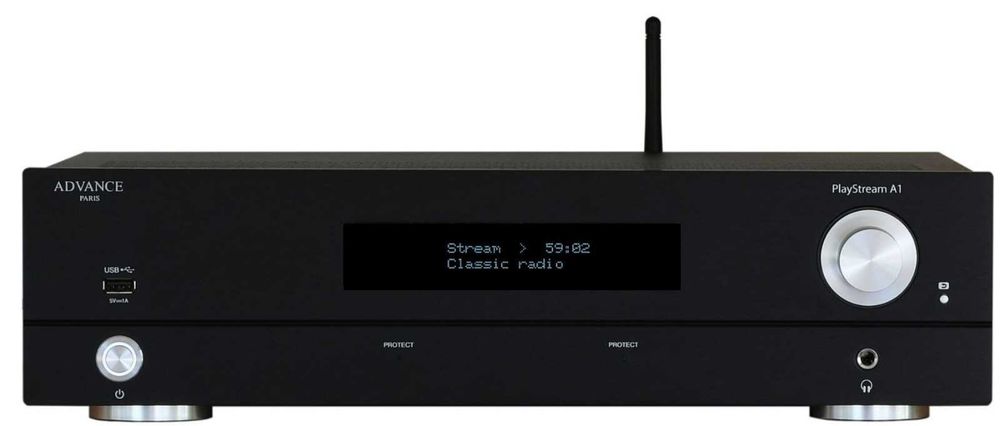Advance Paris Playstream A1 sieciowy amplituner stereo WiFi B-T DAC