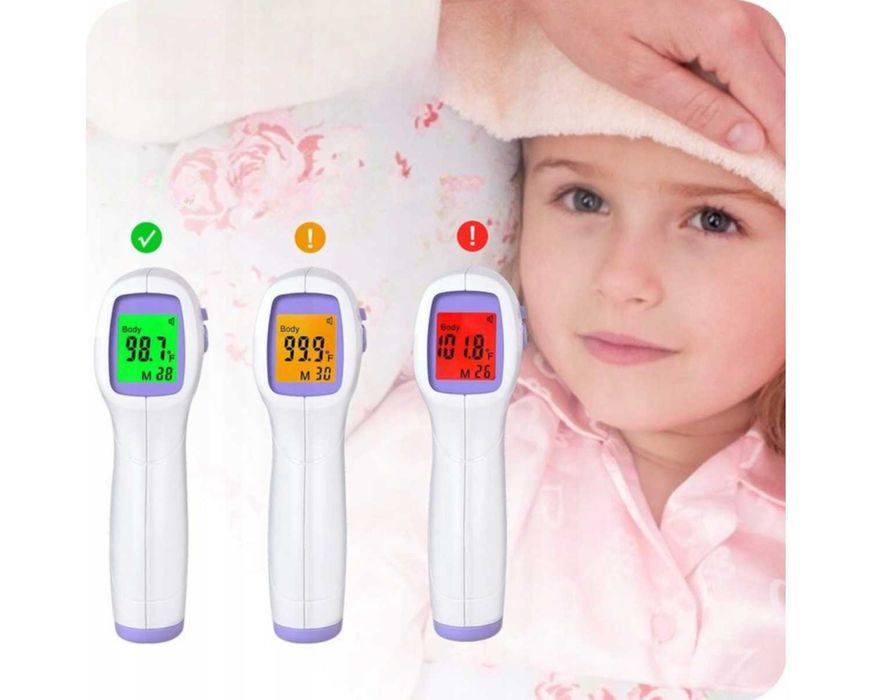 Termometr Bezdotykowy Elektroniczny Medyczny na Podczerwień LCD