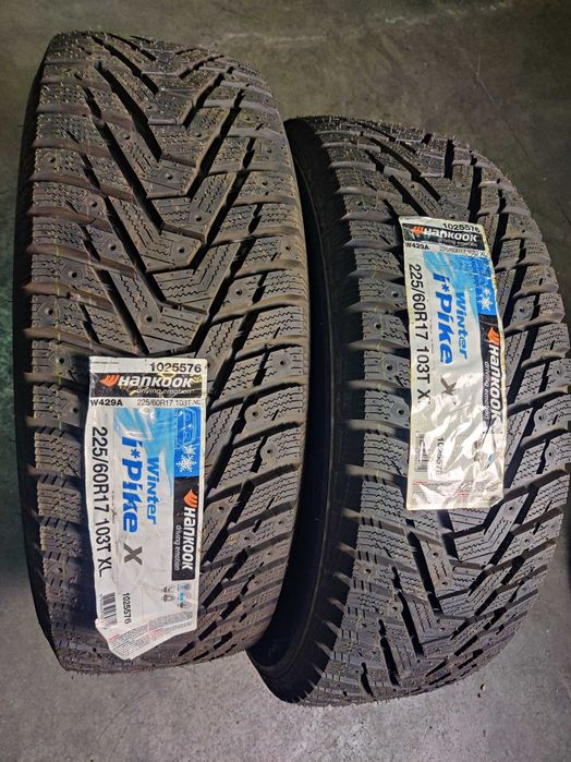 2шт R17 225 60 103T Hankook Winter IPike X зимові шини