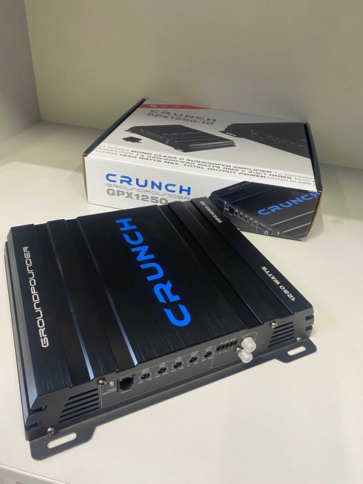 Crunch GPX1250.1D wzmacniacz jednokanałowy EM-AUDIO Tomaszów Lub Wysyłka gratis !