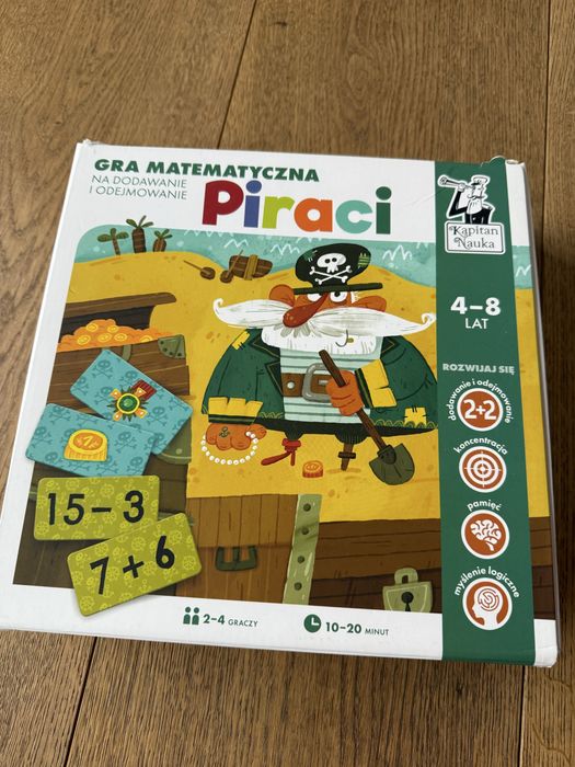 Kapitan Nauka Piraci Gra matematyczna na dodawanie i odejmowanie