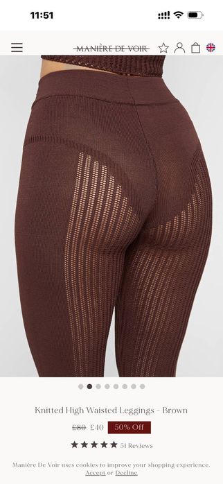 Легінси Maniere De Voir S розмір