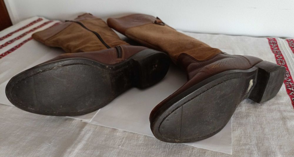 Botas Amazonas 1986 - Pele/Castanha "Vintage"