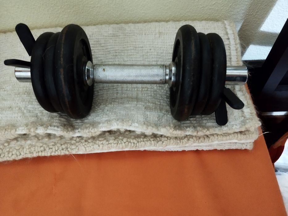 Haltere de musculação...